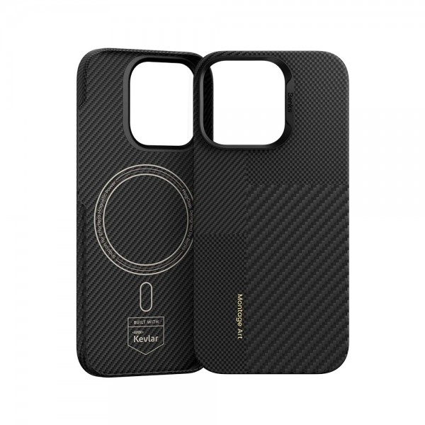 Чехол Benks Magnetic Montage ArmorAir Case built with Kevlar для iPhone 16 Pro Max (Black)