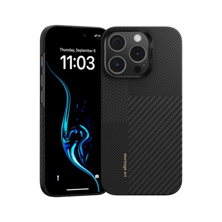 Чехол Benks Magnetic Montage ArmorAir Case built with Kevlar для iPhone 16 Pro Max (Black)