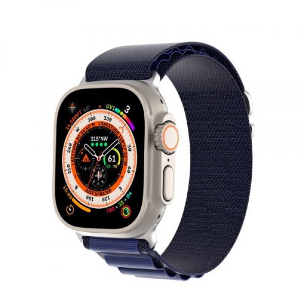 Ремінець Dux Ducis для Apple Watch 42/44/45/46/49mm GS Series (Black)