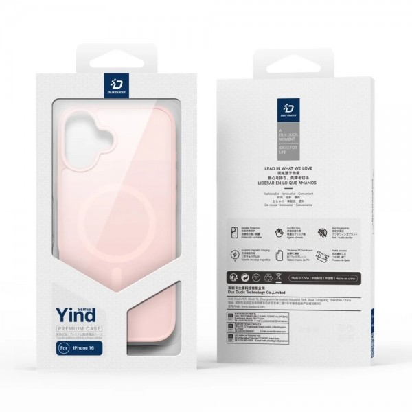 Чохол Dux Ducis Yind Series для iPhone 16 (Light Pink)