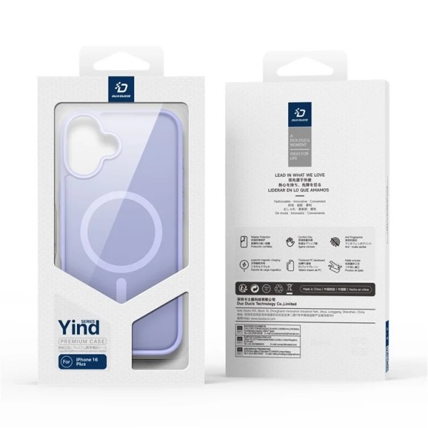 Чехол Dux Ducis Yind Series для iPhone 16 (Light Purple)