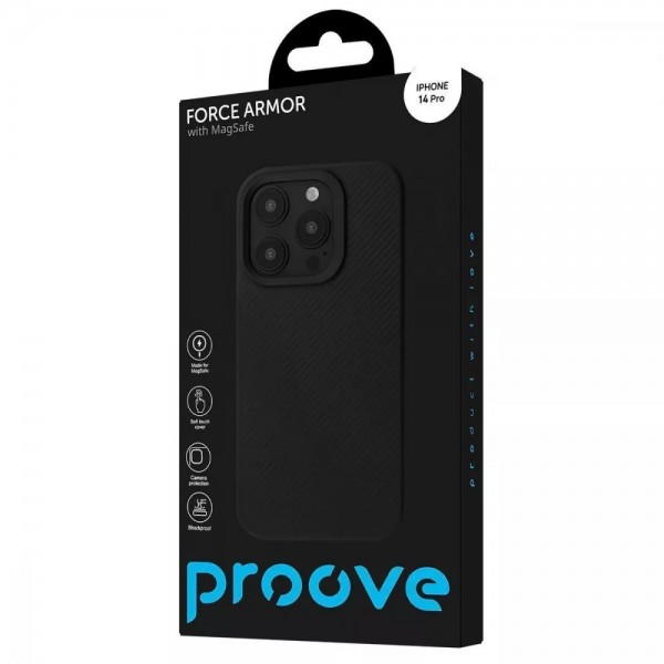 Чехол Proove Force Armor Case with Magnetic Ring для iPhone 14 Pro (Черный)