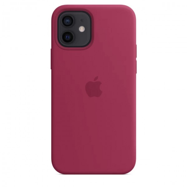 Silicone case для iPhone 12|12 Pro HC (Pomegranate)