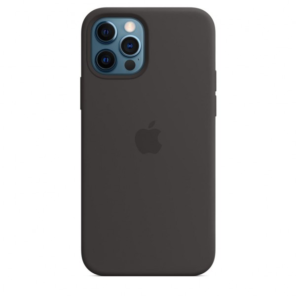 Silicone case для iPhone 12 Pro Max (Black)