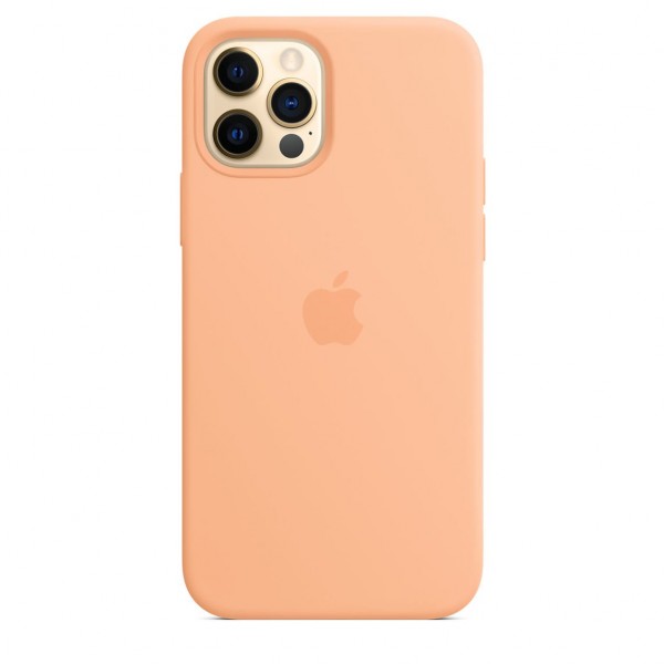 Silicone case для iPhone 12 Pro Max (Cantaloupe)