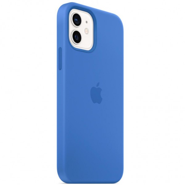 Silicone case для iPhone 12|12 Pro (Capri Blue)