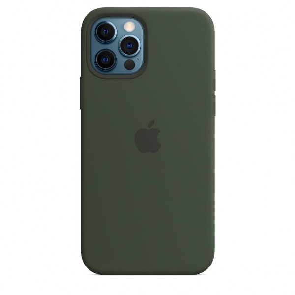 Silicone case для iPhone 12 Pro Max (Cyprus Green)