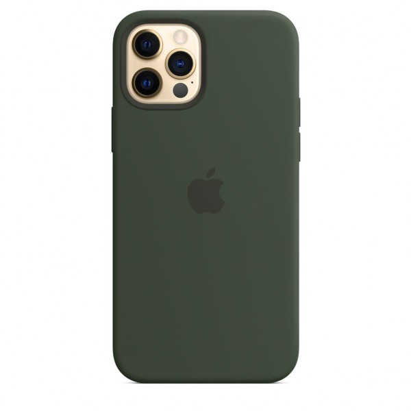 Silicone case для iPhone 12 Pro Max (Cyprus Green)