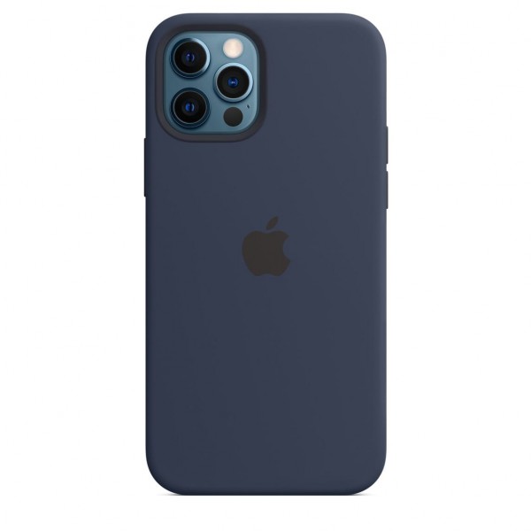 Silicone case для iPhone 12 Pro Max (Deep Navy)