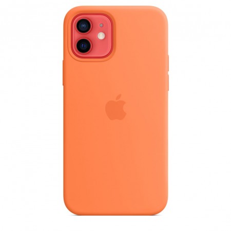 Silicone case для iPhone 12|12 Pro (Kumquat)