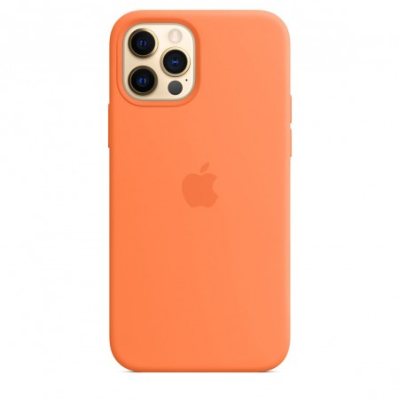 Silicone case для iPhone 12 Pro Max (Kumquat)
