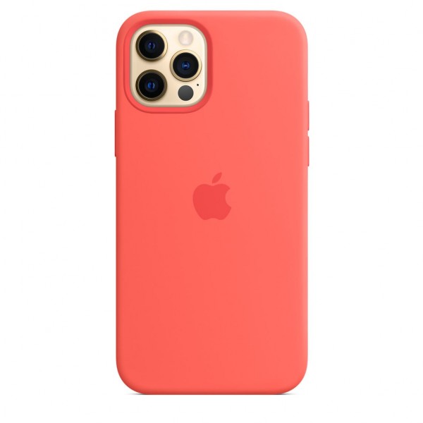 Silicone case для iPhone 12 Pro Max (Pink Citrus)