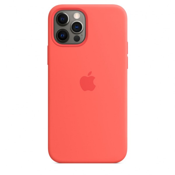 Silicone case для iPhone 12 Pro Max (Pink Citrus)