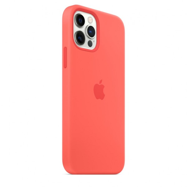 Silicone case для iPhone 12|12 Pro (Pink Citrus)