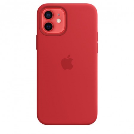 Silicone case для iPhone 12|12 Pro (Product Red)