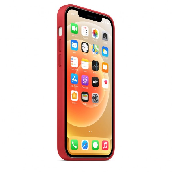 Silicone case для iPhone 12|12 Pro (Product Red)