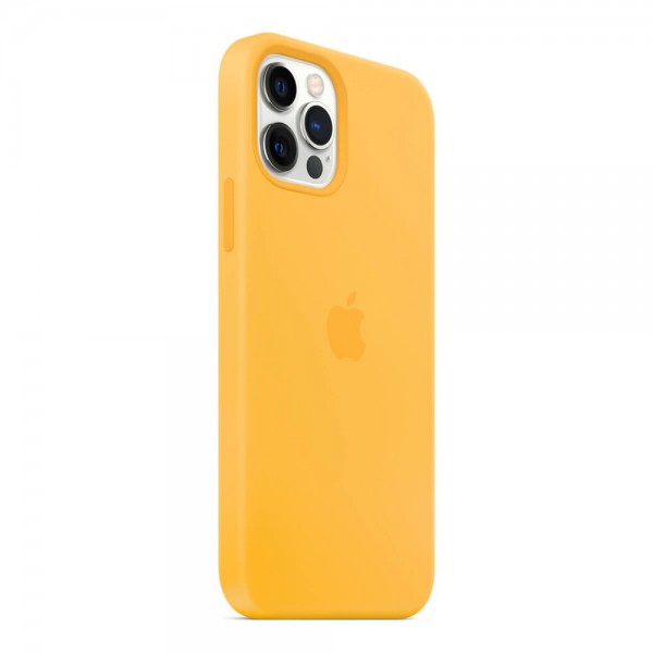 Silicone case для iPhone 12 Pro Max (Sunflower)