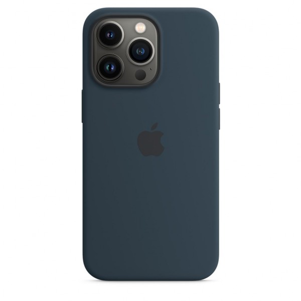 Silicone Case with Magsafe для iPhone 13 Pro Max (Abyss Blue)