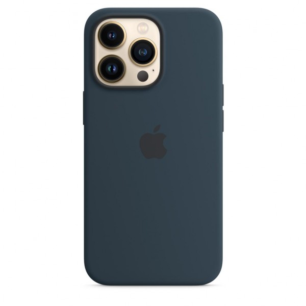 Silicone Case with Magsafe для iPhone 13 Pro (Abyss Blue)