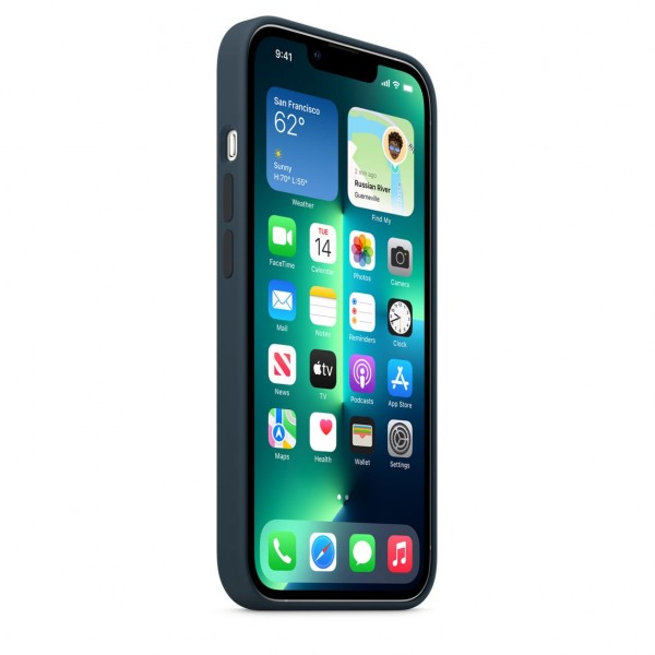 Silicone Case для iPhone 13 Pro (Abyss Blue)