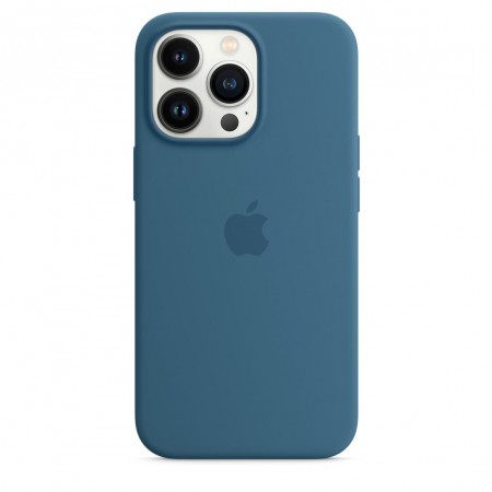 Silicone Case with Magsafe для iPhone 13 Pro Max (Blue Jay)