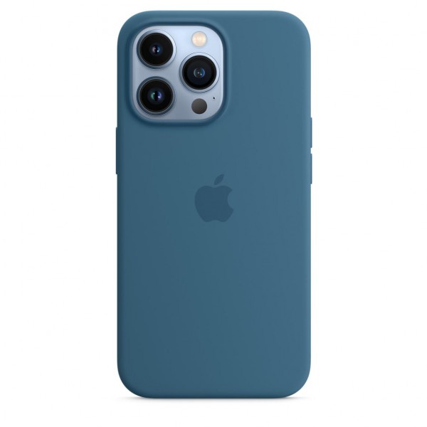 Apple Silicone Case with MagSafe для iPhone 13 Pro Max (MM2Q3) Blue Jay
