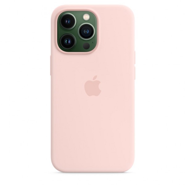 Silicone Case with Magsafe для iPhone 13 Pro (Chalk Pink)