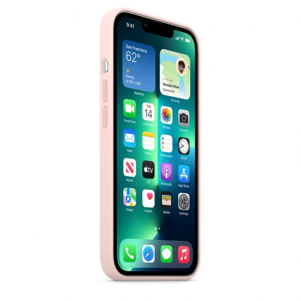 Silicone Case для iPhone 13 Pro Max (Chalk Pink)