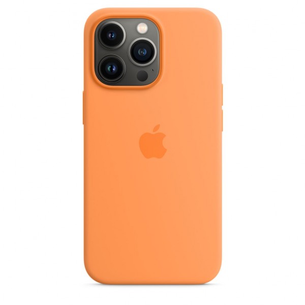 Silicone Case with Magsafe для iPhone 13 Pro Max (Marigold)