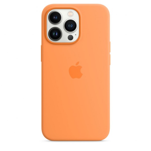 Silicone Case with Magsafe для iPhone 13 Pro Max (Marigold)
