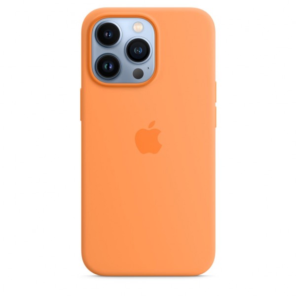 Silicone Case with Magsafe для iPhone 13 Pro (Marigold)