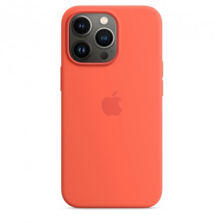 Silicone Case with Magsafe для iPhone 13 Pro Max (Nectarine)