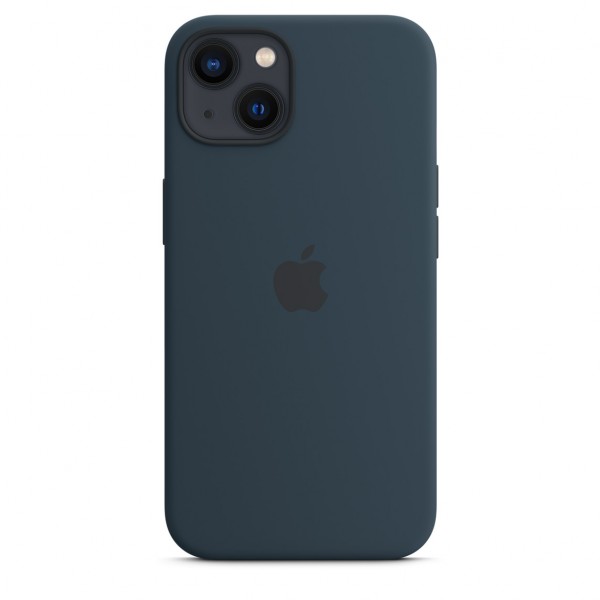 Silicone Case with Magsafe для iPhone 13 Mini (Abyss Blue)