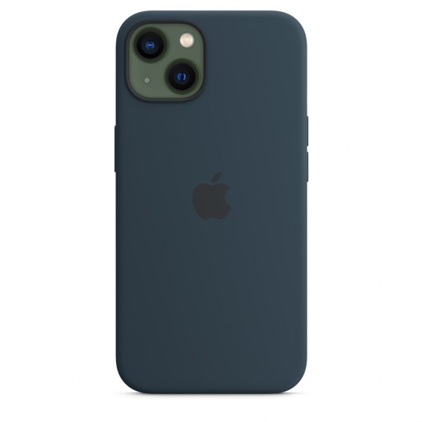 Silicone Case with Magsafe для iPhone 13 (Abyss Blue)