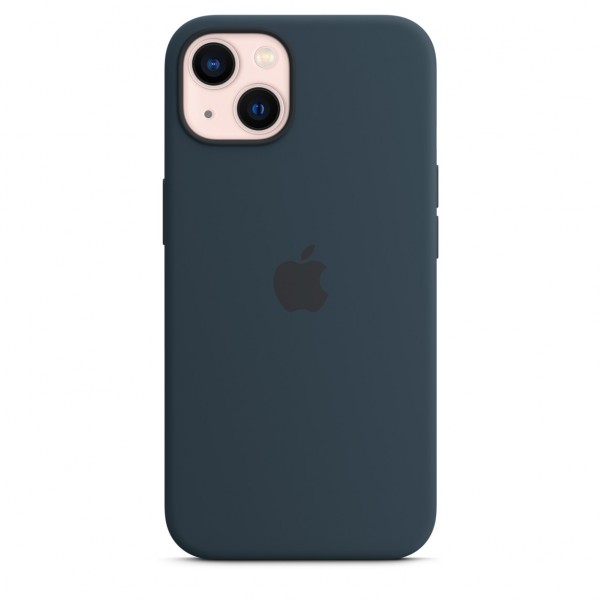 Silicone Case with Magsafe для iPhone 13 Mini (Abyss Blue)