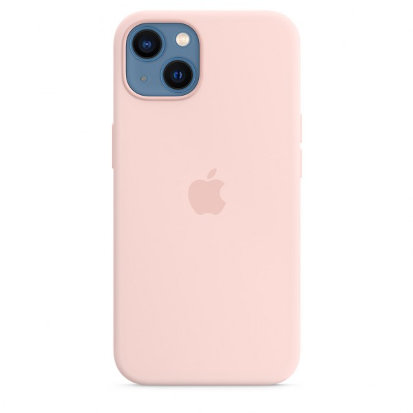 Silicone Case with Magsafe для iPhone 13 (Chalk Pink)