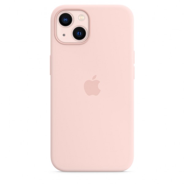 Silicone Case with Magsafe для iPhone 13 (Chalk Pink)