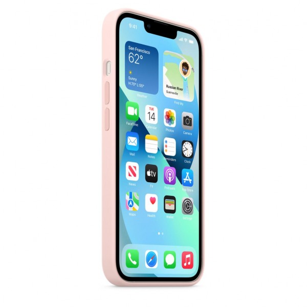 Silicone Case для iPhone 13 (Chalk Pink)