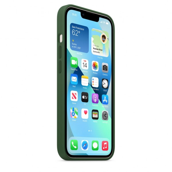 Silicone Case with Magsafe для iPhone 13 Pro Max (Clover)