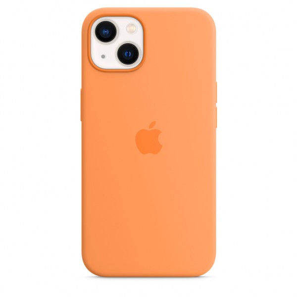 Apple Silicone Case with MagSafe для iPhone 13 (MM243) Marigold