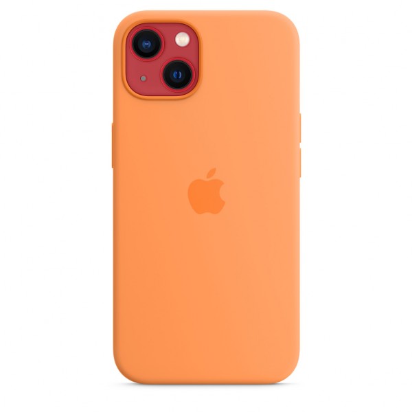 Apple Silicone Case with MagSafe для iPhone 13 (MM243) Marigold