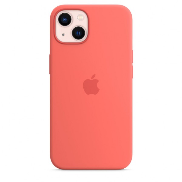 Silicone Case with Magsafe для iPhone 13 (Pink Pomelo)