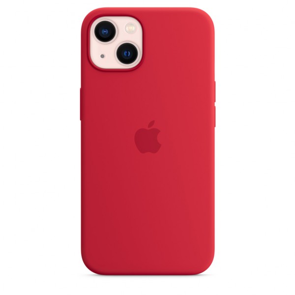 Silicone Case with Magsafe для iPhone 13 Mini (Product Red)