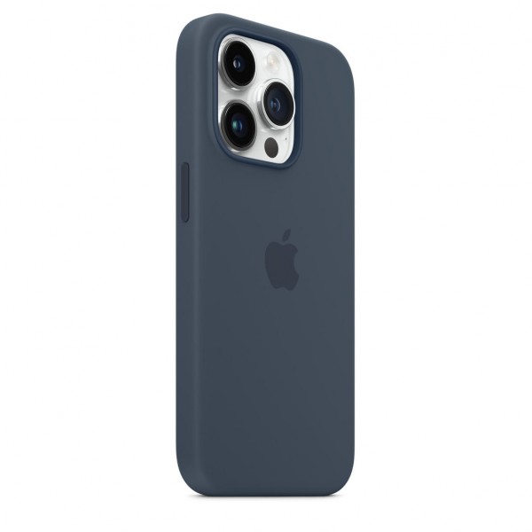 Silicone Case with Magsafe для iPhone 14 Pro Max (Storm Blue)