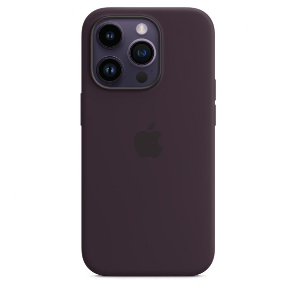 Silicone Case with Magsafe для iPhone 14 Pro Max (Elderberry)