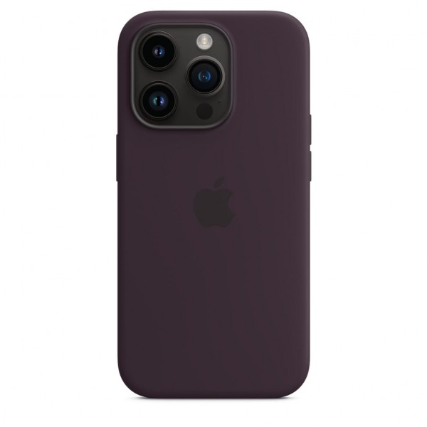 Silicone Case with Magsafe для iPhone 14 Pro Max (Elderberry)