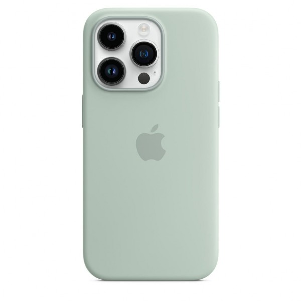 Silicone Case with Magsafe для iPhone 14 Pro (Succulent)