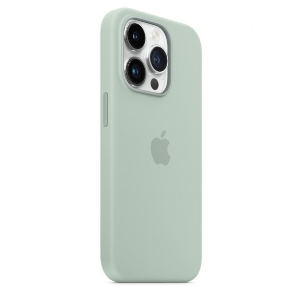 Silicone Case with Magsafe для iPhone 14 Pro Max (Succulent)