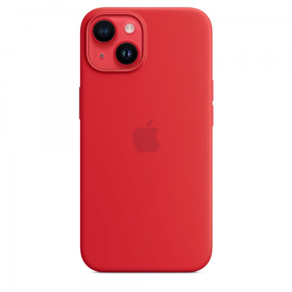 Silicone case для iPhone 14 Plus (Product Red)
