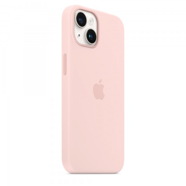 Silicone case для iPhone 14 (Chalk Pink)